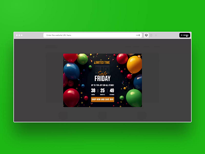 Black Friday Colorful Template averta