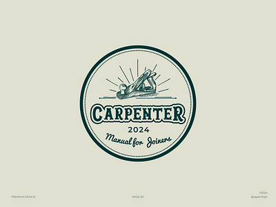 Carpenter - Logo Design brand design branding business logo carpenter logo carpenter logo designer company logo creative logo design graphic design illustration logo creation logo creator logo design logo mark logo symbol minimalist logo retro logo vector vintage logo wood working logo