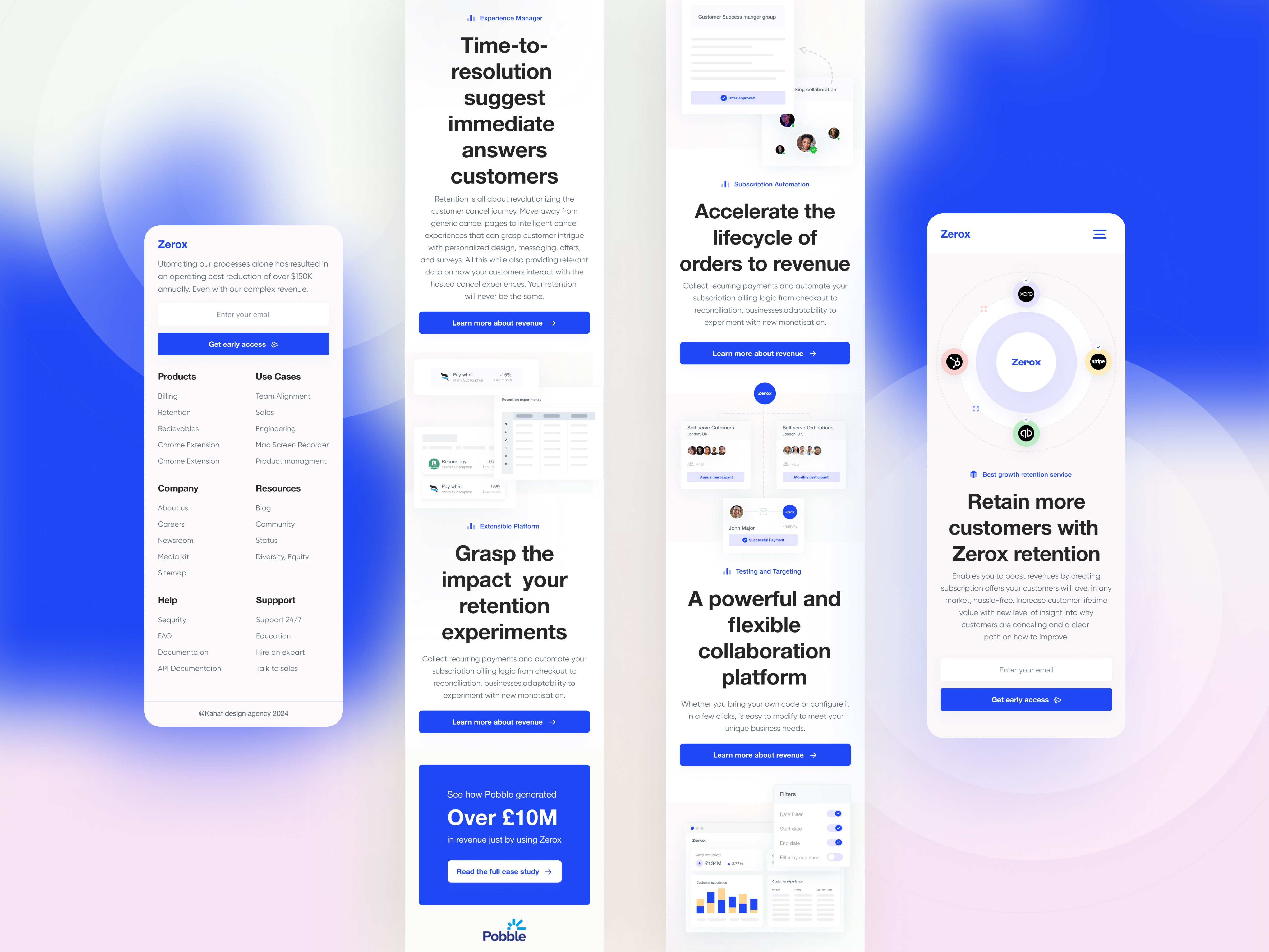 Example of Saas Website / Web Design (10 Pages)