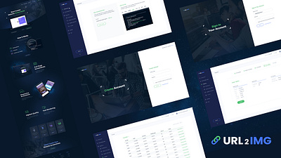 URL2IMG dashboard design uiuux website