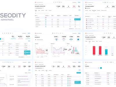 Seodity Admin Panel admin dasboard seo uiux