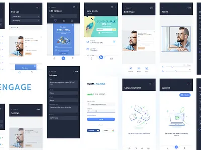 Formengage Mobile app design mobile uiu