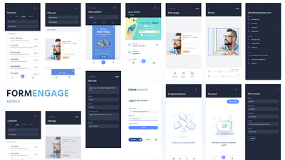Formengage Mobile app design mobile uiu