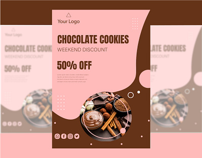 Chocolate Vibes x Poster branding chocolate design graphic design illustration motion graphics ui