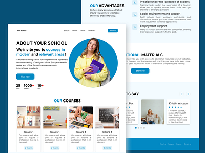 Your school design graphic design ui ux