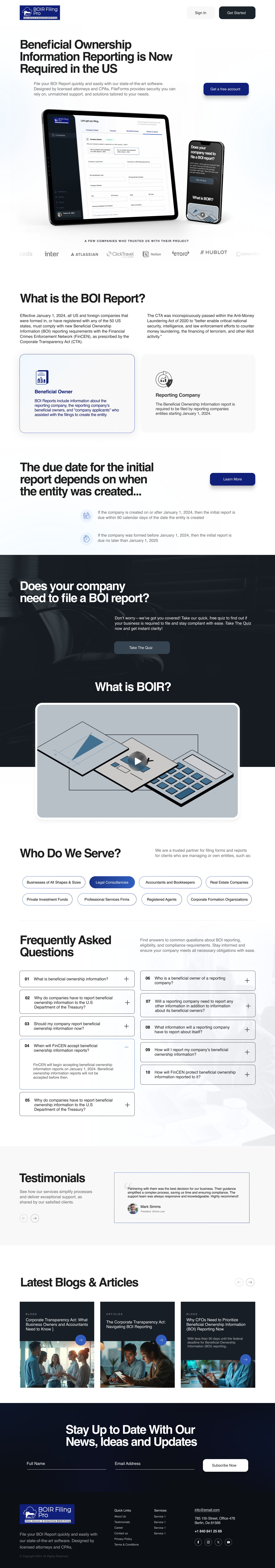 BOI Website landing page boi branding design figma graphic design illustration logo photoshop typography ui us usa ux vector