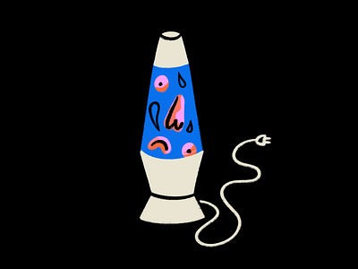 Moody lava lamp 🥴 design doodle funny illo illustration lava lamp lol sad sketch