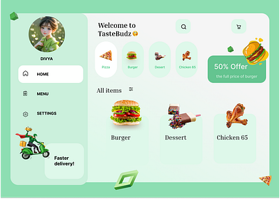 Food Ordering Web UI ui