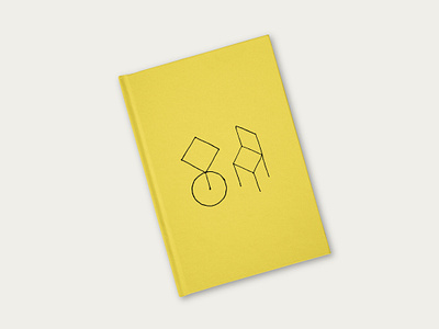 "Chair and Table" - minimalist line art book cover design abstract clean cover design design furniture art geometric geometry graphic design illustration line art line art furniture literature magazine minimalist minimalist book cover modern poetry simple simplicity table and chair illustration yellow