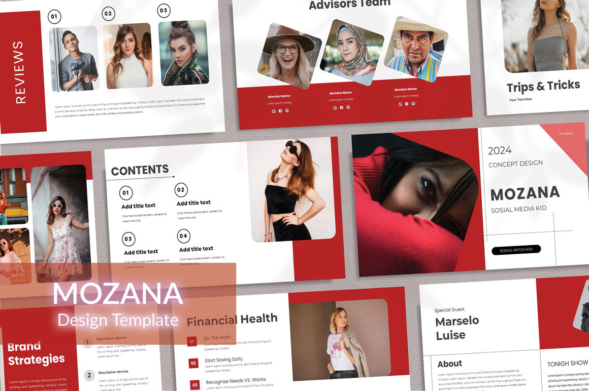 Example of Design Persentation Template