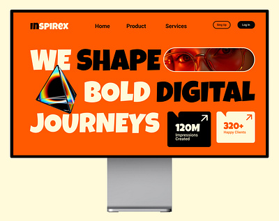 UI/UX Design for Inspirex Studios: Digital Agency agency ui digital agency digital platform digital platform design ui uiux user interface webdesign