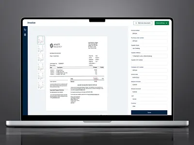Paperless Performance | Dashboard Design dashboard ocr ui ux