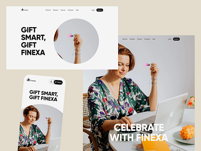 Finexa Gift graphic design ui ui design uiux web design website