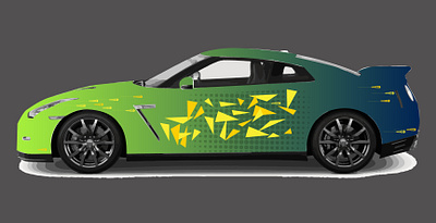 Car Wrap advertise brand car car wrap car wrap design marketing social media post visual wrap design