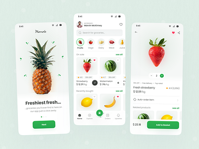 Momo's Grocery App design food food app food delivery app food shopping app grocery grocery app grocery app design grocery delivery app grocery shopping app ios app design mobile app design mobile design onboarding screen shopping app shopping app design ui design