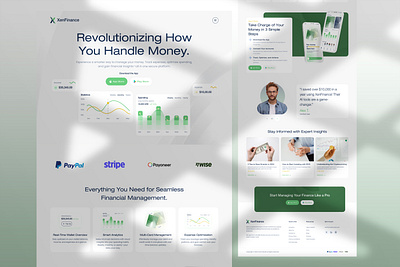 Revolutionizing Personal Finance Website finance app landing page finance app website finance landing page finance website ui fintech app fintech app landing page fintech landing page fintech website fintech website ui ui ux user interface