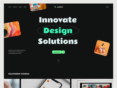 DESIGN Agency Web 2024 agencey web animation branding design design wb graphic design header web landing page logo masud sardar motion graphics ui ux web webflow website