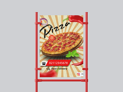 Pizza banner banner design idea photoshop pizza poster