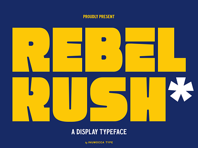 Rebel Rush branding design font graphic design lettering logo typeface typography