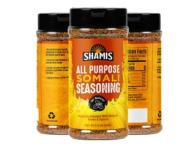 Shamis All Purpose Seasoning Packaging Design all purpose seasoning commercial design packaging packaging design seasoning seasoning mix seasoning packaging