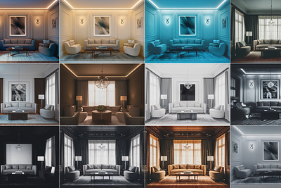 12 Interior Lightroom Presets brushes font sans serif graphic design illustration lithroom