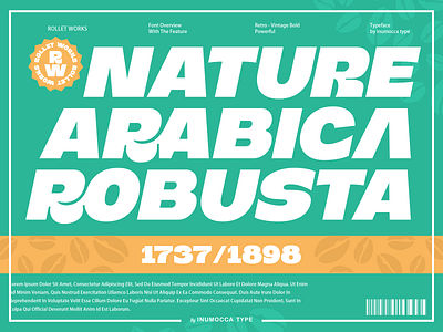 Nature branding design font graphic design inumocca lettering logo typeface typography