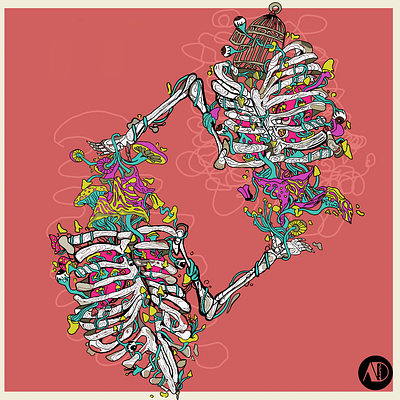 Digital Art 24: Abstract Anatomy 2d art digital art illustration