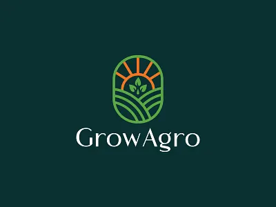 Grow Agro Logo Design, Agriculture, farm logo agriculture agriculture logo brand identity branding branding agency business logo eco logo farm logo firm logo green nature logo grow agro growing logo logo brand identity logo design modern logo organic logo plant logo startup tech logo