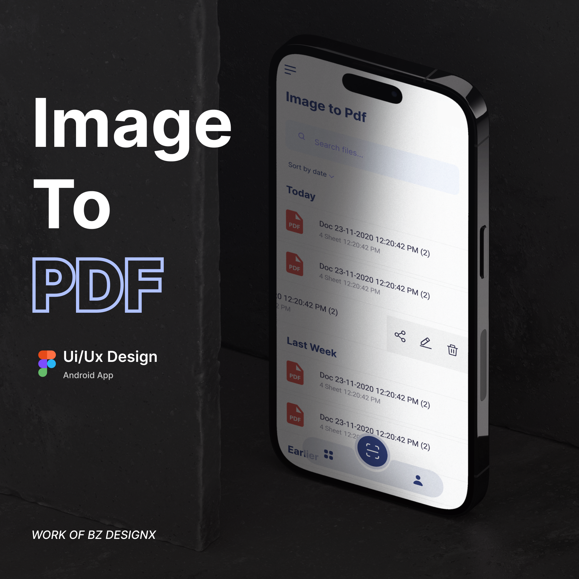 Example of Image To Pdf Mobile App