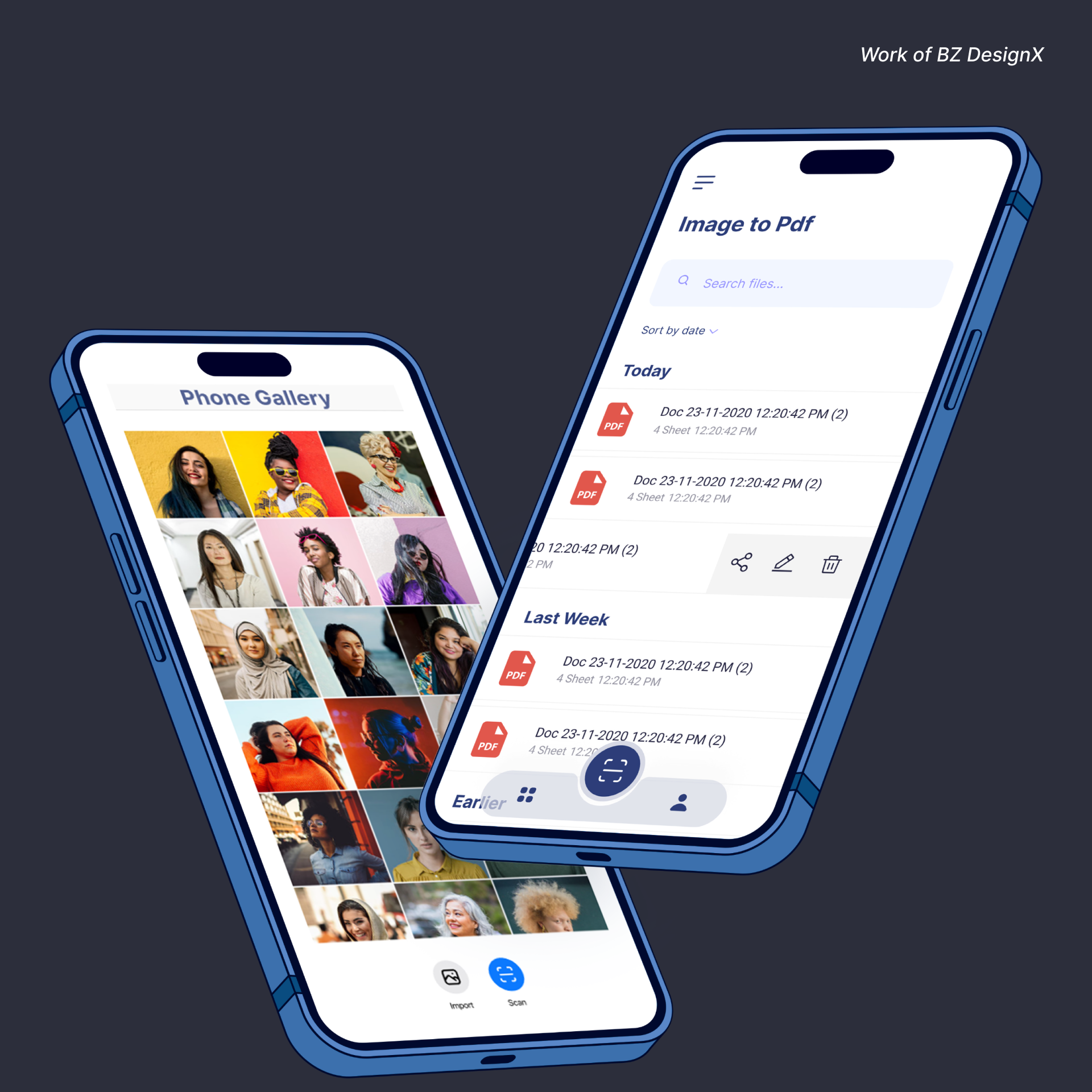 Example of Image To Pdf Mobile App