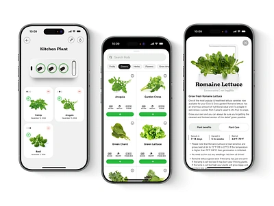 Smart Garden 3 app concept design ios ui ux