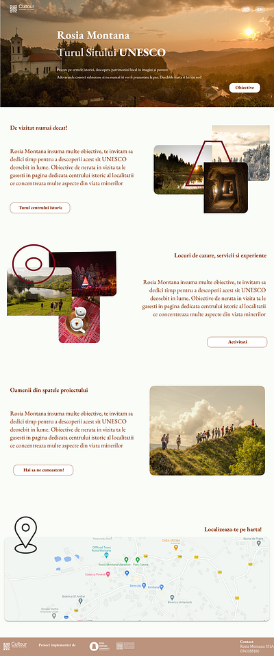 Touristic Guide Mobile App branding design ux