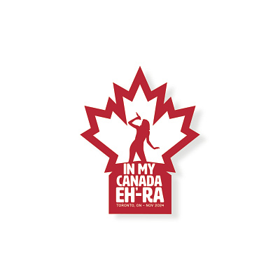 In My Canada Eh'-Ra - Taylor Swift Themed Concert Sticker canada sticker taylor swift