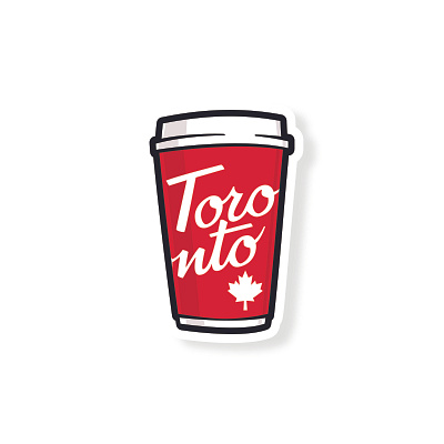 Toronto Travel Sticker canada tim hortons toronto travel sticker