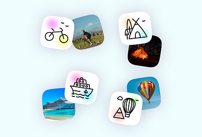 Activities icons activities design free icons icon design icon pack icon set iconography icons illustration line icons mobile design product design scenery travel app travel ui ui icons ui ux design user interface web design