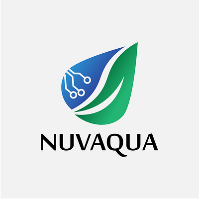 "Nuvaqua" Logo Design ✨ branding design graphic design logo logo design typography vector