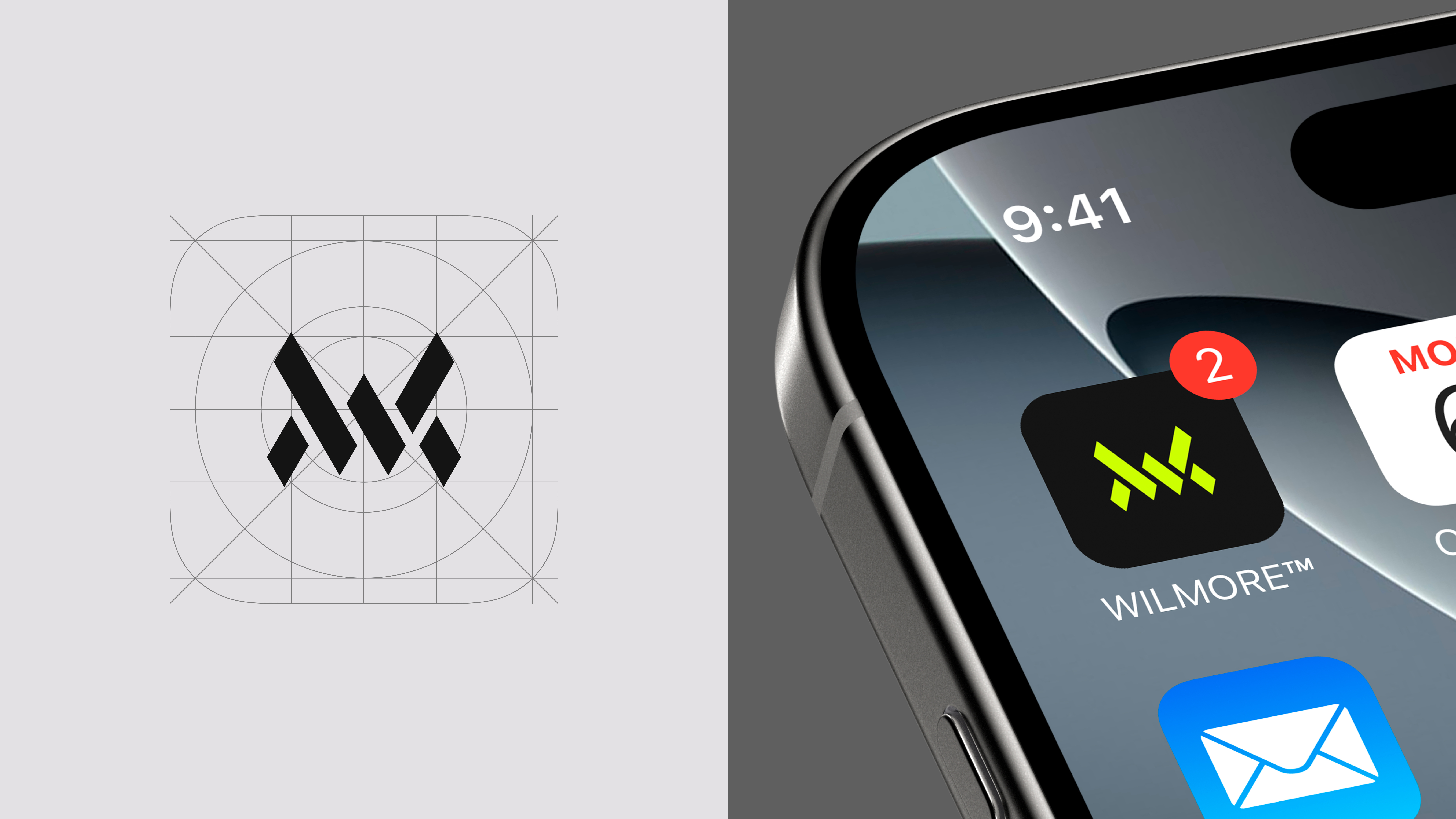 WILMORE (WM) Custom Sport Jersey Apparel Logom branding branding clean concept design golden ratio logo minimal