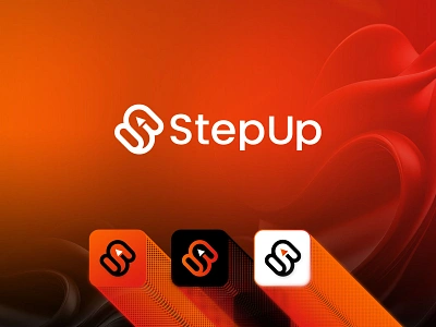 StepUp Logo Idea arrow logo brand identity design branding creative logo identity design innovation letter s line logo logo logotype modern s icon s logo s mark simple startup logo tech logo