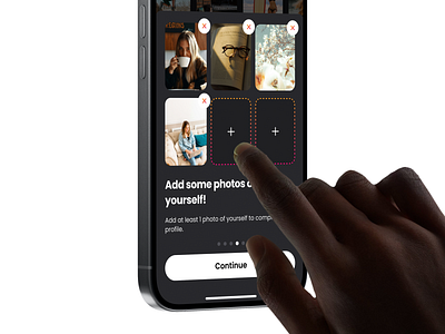 Adding images add app design enter field image img minimal mobile product product design remove tap ui ux