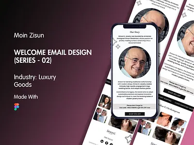 Welcome Email Design (Series-02) email flow email flows email flows design email marketing figma email figma email design klaviyo email design klaviyo email flows welcome email