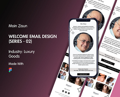 Welcome Email Design (Series-02) email flow email flows email flows design email marketing figma email figma email design klaviyo email design klaviyo email flows welcome email