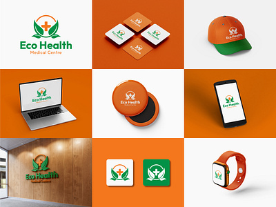 Eco Health Medical Centre Logo. brandidentity branding brandmark doctor graphic design health healthcare healthlogo hospital identity logo logodesigner logodesigns medical medicallogo visualidentity