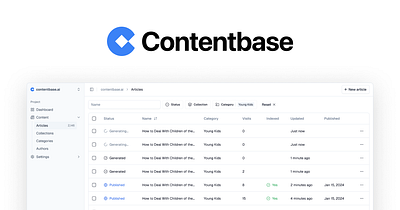 Contentbase branding design logo og image product product design saas thumbnail ui user experience user interface ux web app