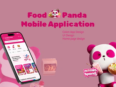 Food Panda | App Design app branding clon figma food mobile app design ui ui ux