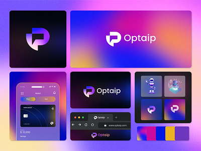 Optaip - Logo, Branding branding crypto crypto logo graphic design identity logo logo design logo mark web3