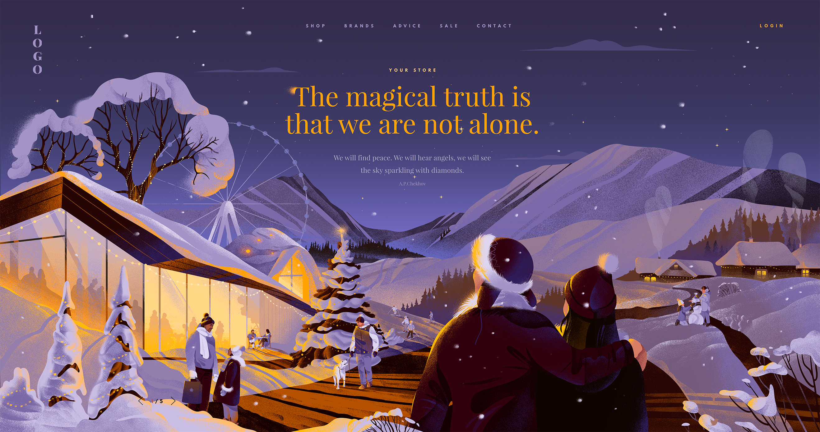 Example of YOU CAN BUY THIS ILLUSTRATION for your website now!