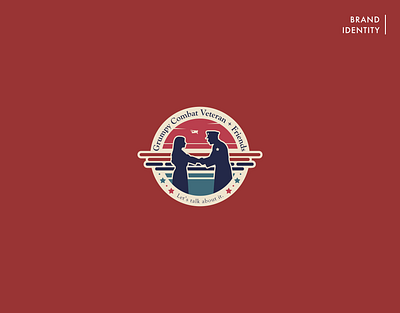 Grumpy Combat Veteran Brand Identity army logo best logo design brand brand identity branding brands creative creative logo design graphic design logo logo design mohammadnaweedhesan naweedhesan panexegraphics peace rebrand rebranding ui veteran logo visual identity