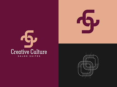 Creative Culture | Saloon business logo design branding graphic design graphicsmania logo saloon logo