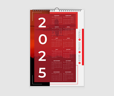 2025 calendar template design for marketing agency 2025 2025 calendar calendar calendar 2025 calendar design wall calendar design