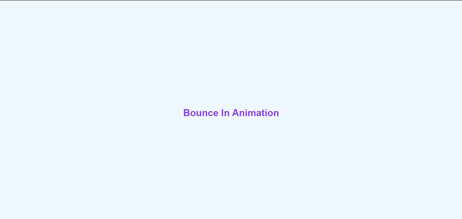 Bounce in Animation | HTML CSS css design frontenddev frontenddeveloper html webdeveloper webdevelopment